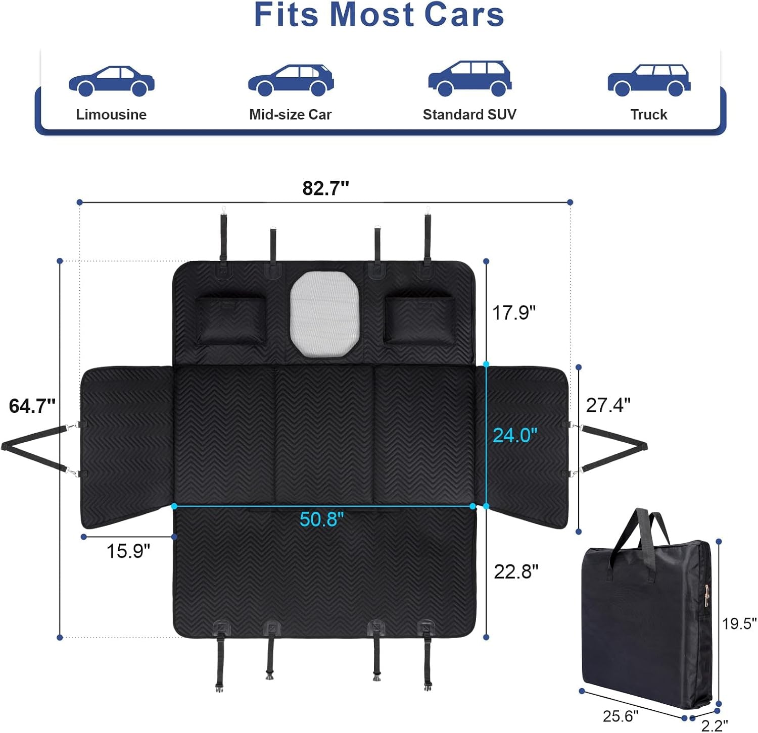 PET / ROAD Hard-Bottom Backseat Extender