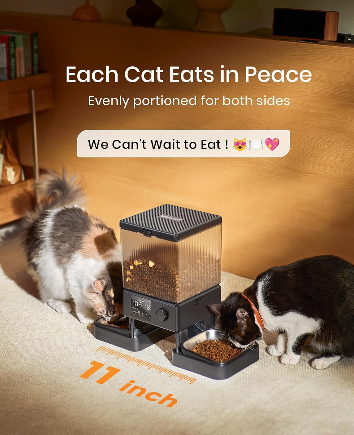 Oneisall 5L Automatic Pet Feeder — Bowl Set
