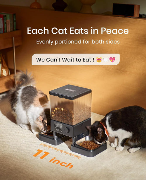 Oneisall 5L Automatic Pet Feeder — Bowl Set
